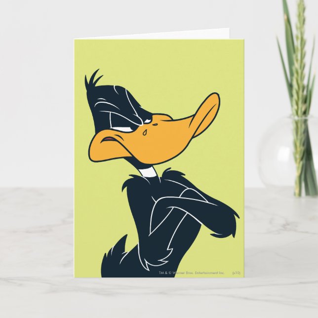 DAFFY DUCK™ mit überquerten Waffen Karte (Vorderseite)