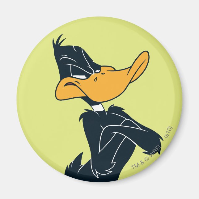 DAFFY DUCK™ mit überquerten Waffen Magnet (Vorne)