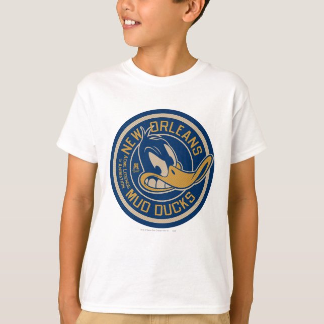 DAFFY DUCK™ Mud Ducks Round-Logo T-Shirt (Vorderseite)
