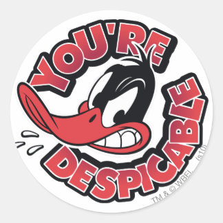DAFFY DUCK™ - Sie sind verächtlich Runder Aufkleber