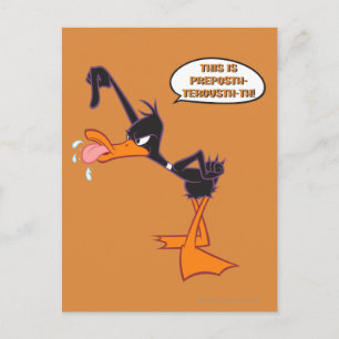 DAFFY DUCK™-Sprechblase Postkarte
