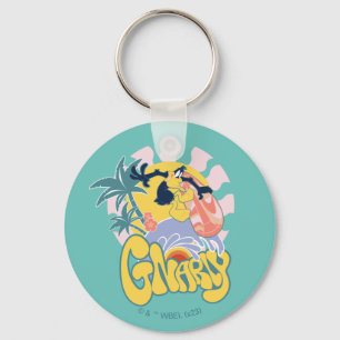 DAFFY DUCK™ Surfing - Gnarly Schlüsselanhänger