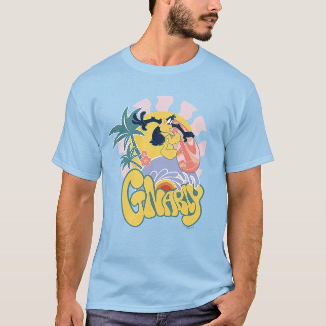 DAFFY DUCK™ Surfing - Gnarly T-Shirt (Vorderseite)