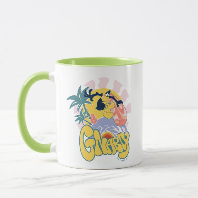 DAFFY DUCK™ Surfing - Gnarly Tasse (Links)