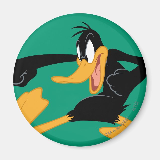 DAFFY DUCK™ Swinging a Punch Magnet (Vorne)