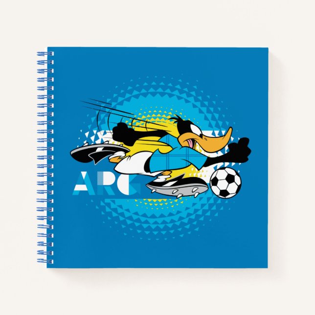 DAFFY DUCK™ Team Argentina Soccer Graphic Notizbuch (Vorderseite)