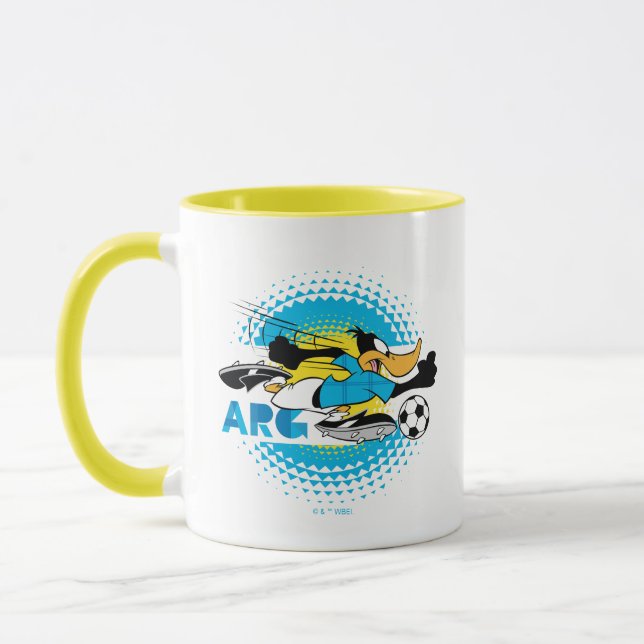 DAFFY DUCK™ Team Argentina Soccer Graphic Tasse (Links)