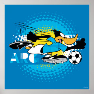DAFFY DUCK™ Team Argentinien Fußball Grafik Poster