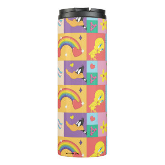 DAFFY DUCK™ & TWEETY™ - Pride Pattern Thermosbecher