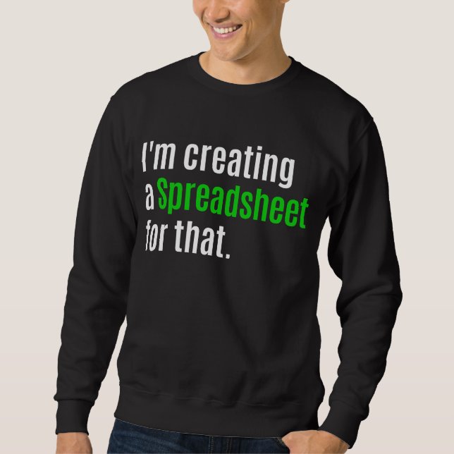 Dafür erstelle ich eine Tabelle Sweatshirt (Vorderseite)