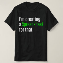 Dafür erstelle ich eine Tabelle T-Shirt