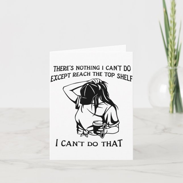 Dafür gibt es nichts, was ich nicht tun kann, auße karte (Vorderseite)