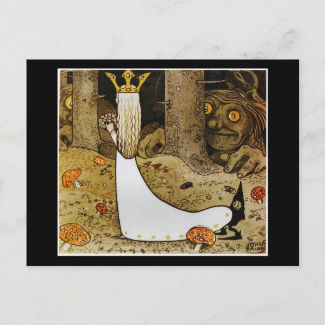 Daga im Wald Postkarte (Vorderseite)