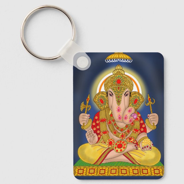 Dagduseth Ganesha Schlüsselanhänger (Vorderseite)