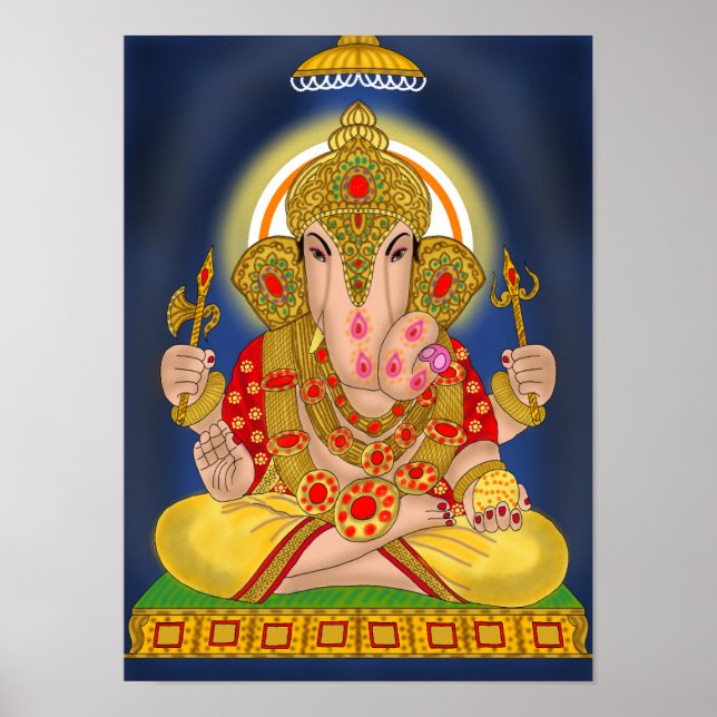 Dagdusheth Ganesha Poster (Vorne)
