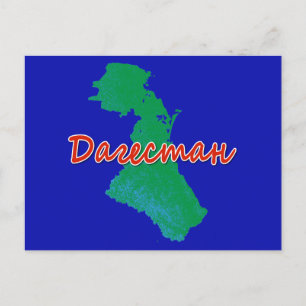 Dagestan feiertagspostkarte