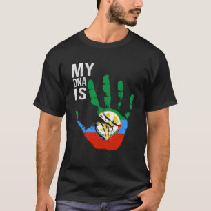 Dagestan Flag Meine DNA ist Dagestani Proud Dagest T-Shirt