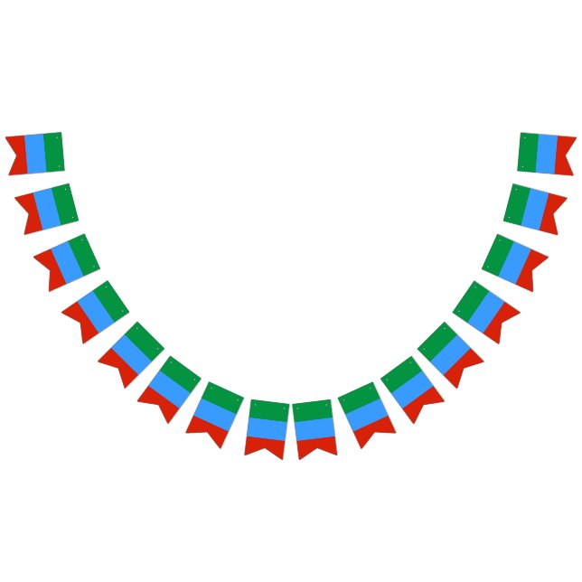 Dagestan-Flagge Wimpelkette (Alle)