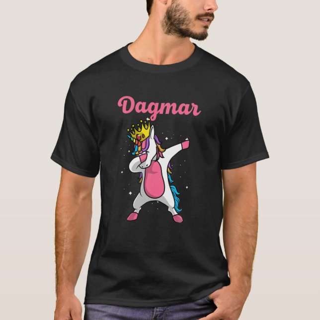 DAGMAR Name Personalisiert Geburtsdatum Entschlack T-Shirt (Vorderseite)