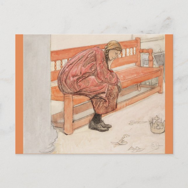 Dagmar und die Papierkrone Postkarte (Vorderseite)