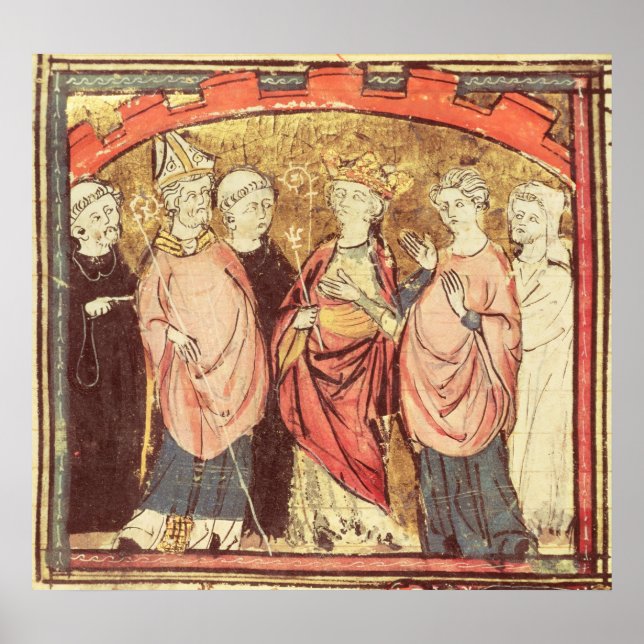 Dagobert I , König der Frank, die das Königreich e Poster (Vorne)