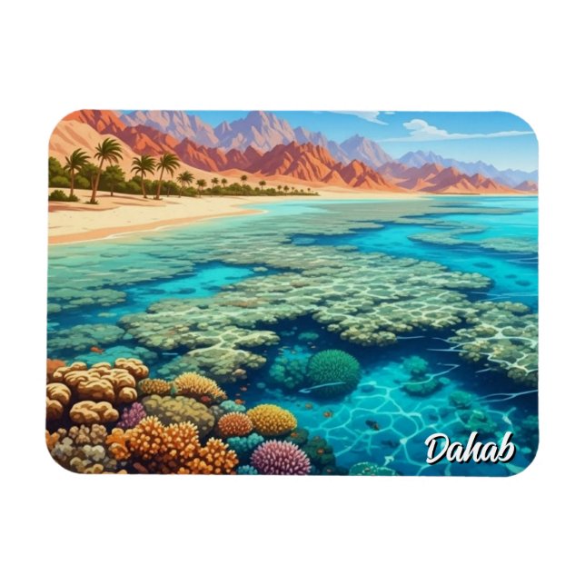 Dahab Egypt Reise Magnet (Horizontal)