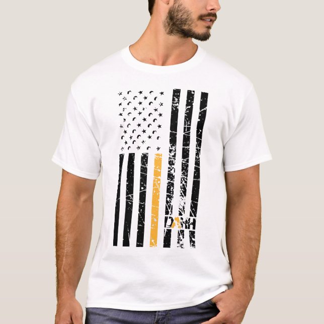 DAHH Awareness Flag T - Shirt (Vorderseite)