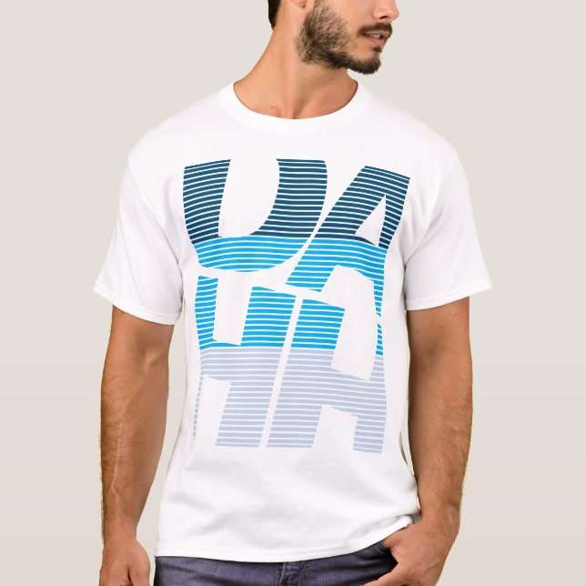 DAHH Lines White T-Shirt (Vorderseite)