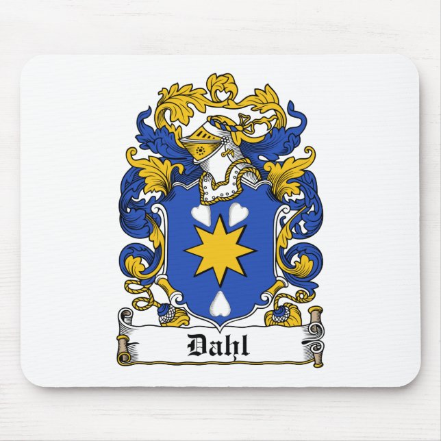 Dahl Familienwappen Mousepad (Vorne)