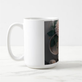 Dahlia Ballet Bloom Floral Art Design Kaffeetasse