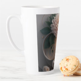 Dahlia-Ballett-Blüten-Blumenkunst-Design Milchtasse