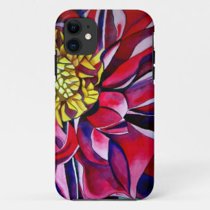 Dahlia Blume abstrakte Blume Case-Mate iPhone Hülle