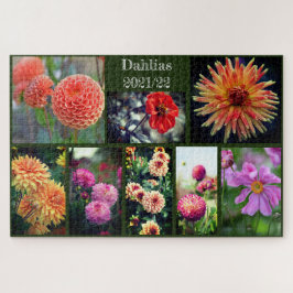 Dahlia Blume Acht FotoCollage 1014pc Puzzle