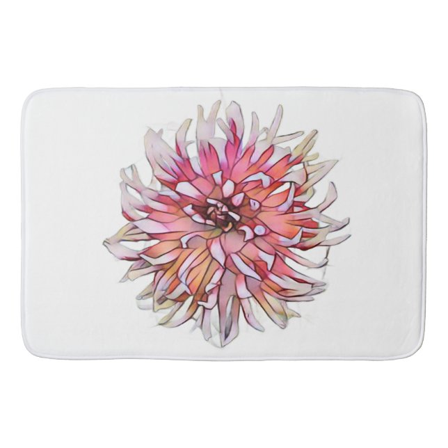 Dahlia-Blume Badematte (Vorderseite)