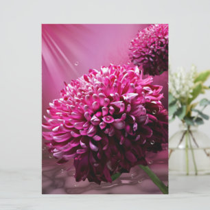 Dahlia Blume Einladung