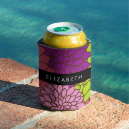 Dahlia Blume, farbenfrohe Blume, Ihr Name Dosenkühler