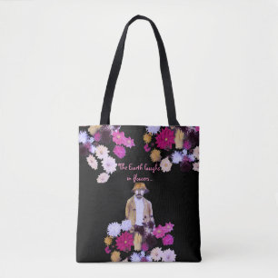 Dahlia Blume Gardener Floral Tote Bag