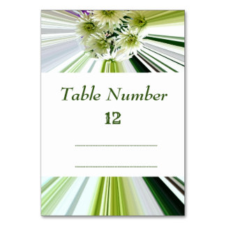 Dahlia Blume Moderne Strickflora Tischnummer