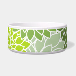 Dahlia-Blume, Muster von Blume, grüner Dahlia Napf