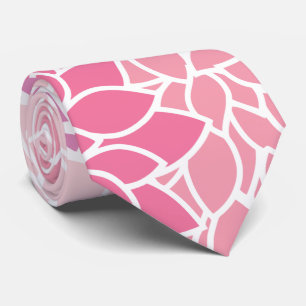 Dahlia-Blume, Muster von Blume, rosa Dahlia Krawatte