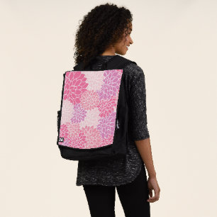 Dahlia-Blume, Muster von Blume, rosa Dahlia Rucksack