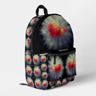 Dahlia Blume Personalisiert Bedruckter Rucksack
