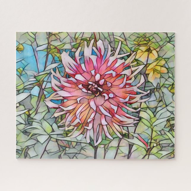 Dahlia-Blume Puzzle (Horizontal)