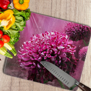 Dahlia Blume Schneidebrett