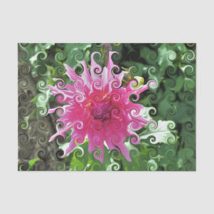 DAHLIA-BLUME SEIDENPAPIER