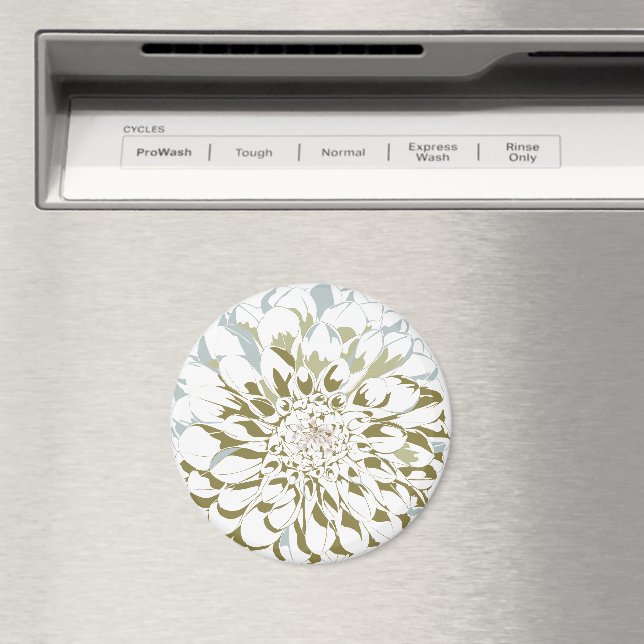 Dahlia-Blumen-Kühlschrankmagnet Magnet (In Situ (Geschirrspüler))