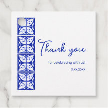 Dahlia Buds Personalisierte Gastgeschenk Tags