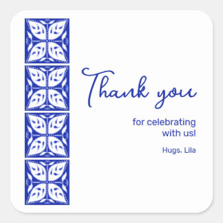 Dahlia Buds Personalisierte Party Stickers