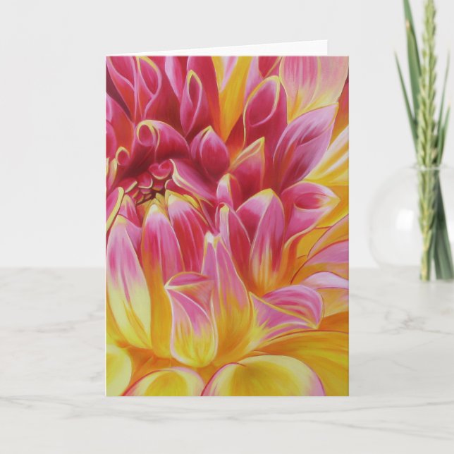 DAHLIA CARD KARTE (Vorderseite)