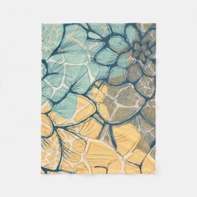 Dahlia Dance I Fleecedecke (Vorderseite)